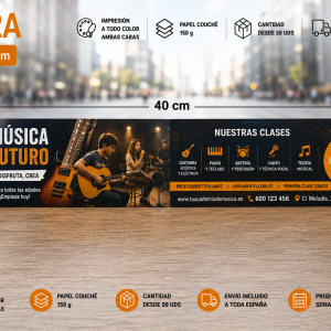 Flyer DINA DLx2A (10 x 40 cm) – 5.000 unidades a todo color